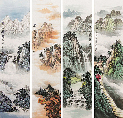职业画家 国画作品 山水 国画