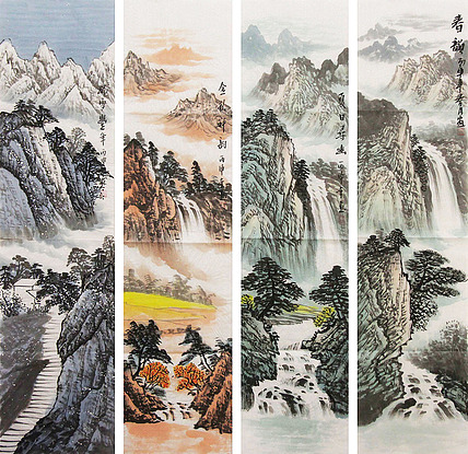 职业画家 国画作品 山水 国画